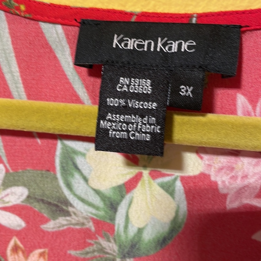 Karen Kane top 3x - Picture 5 of 5